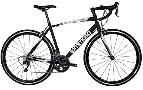 Tommaso Monza Black And White Road Bike