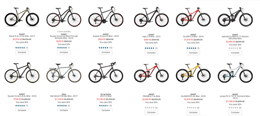 Bicycle deals on REI