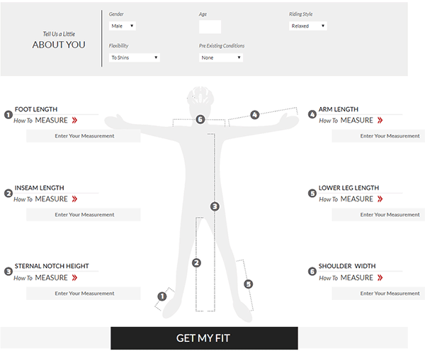 bicycle fit calculator