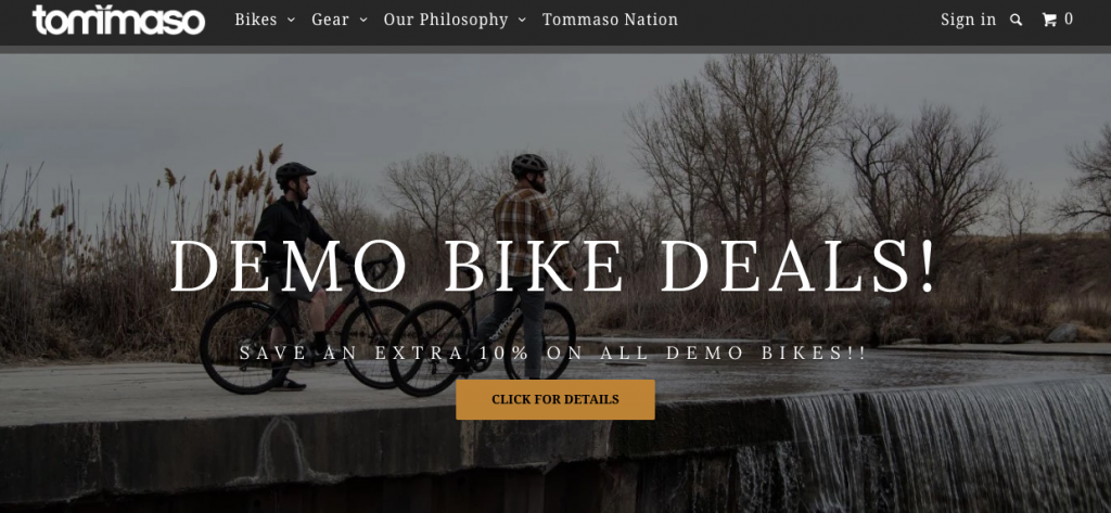 used tommaso bikes