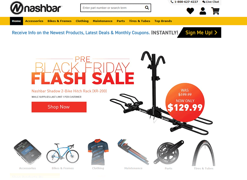 nashbar bicycle accessories