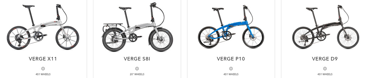 tern verge bikes range