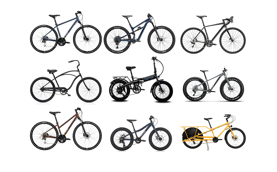 different types of bikes