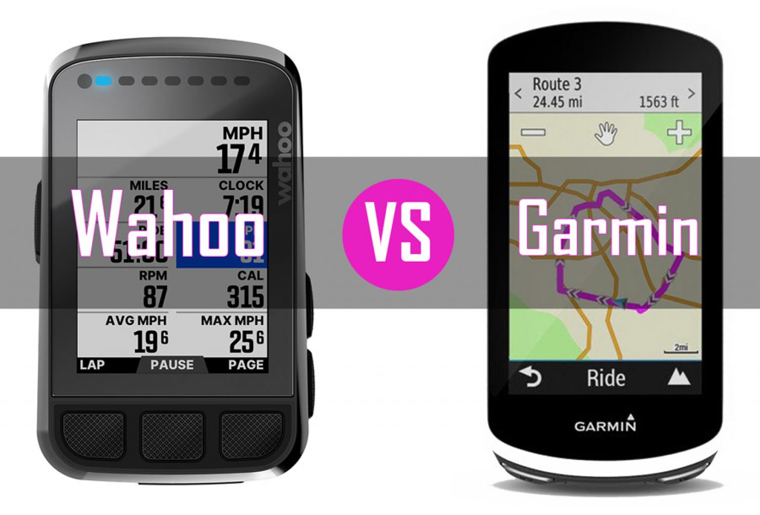 garmin vs wahoo mount