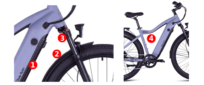 electric hybrid bike features