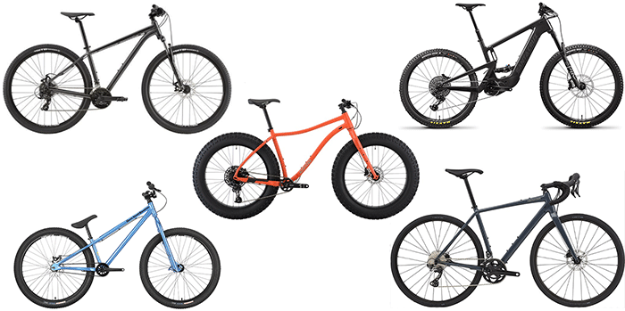 Types of bike online frames