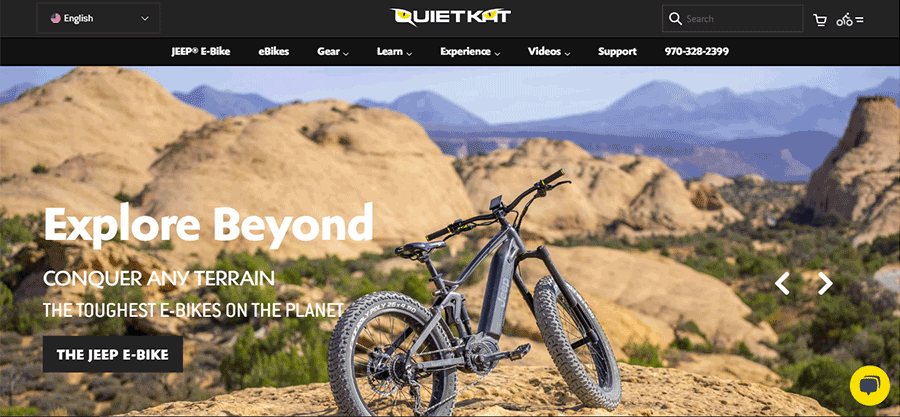 quietkat website home page