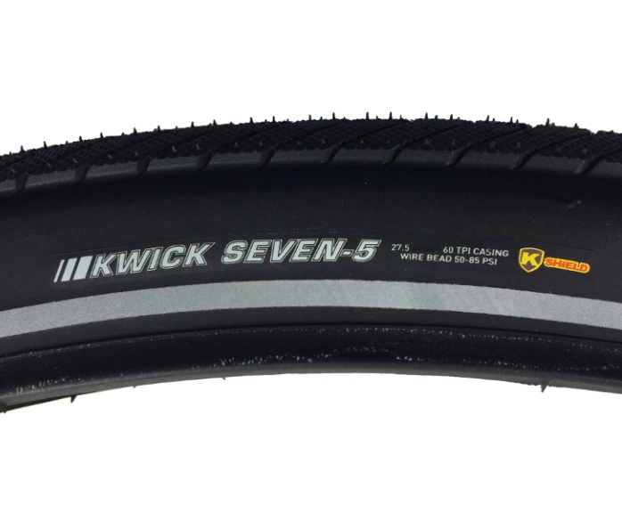 Kenda Kwick Seven-5 tire that is used on Ride1UP 500 Series.