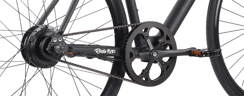 ride1UP single-speed belt drivetrain