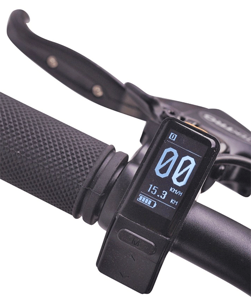 lcd display of ride1up roadster
