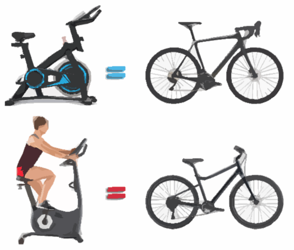 spin bike vs upright bike