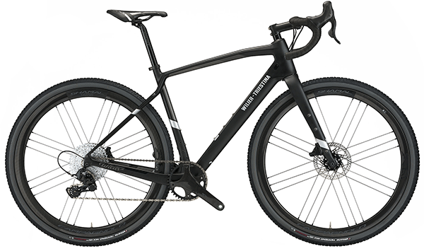 black wilier gravel bike