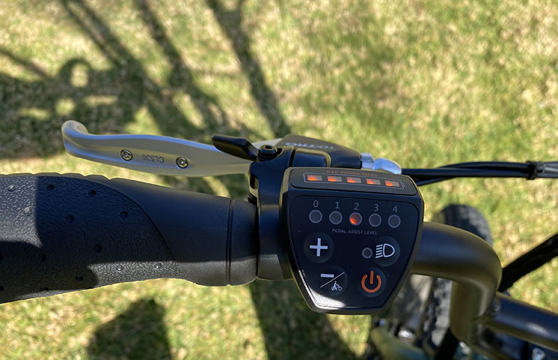 RadRunner pedal assist levels
