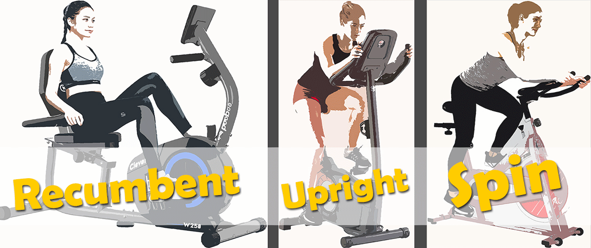 different types of exercise bikes