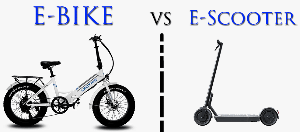 electric bike vs electric scooter