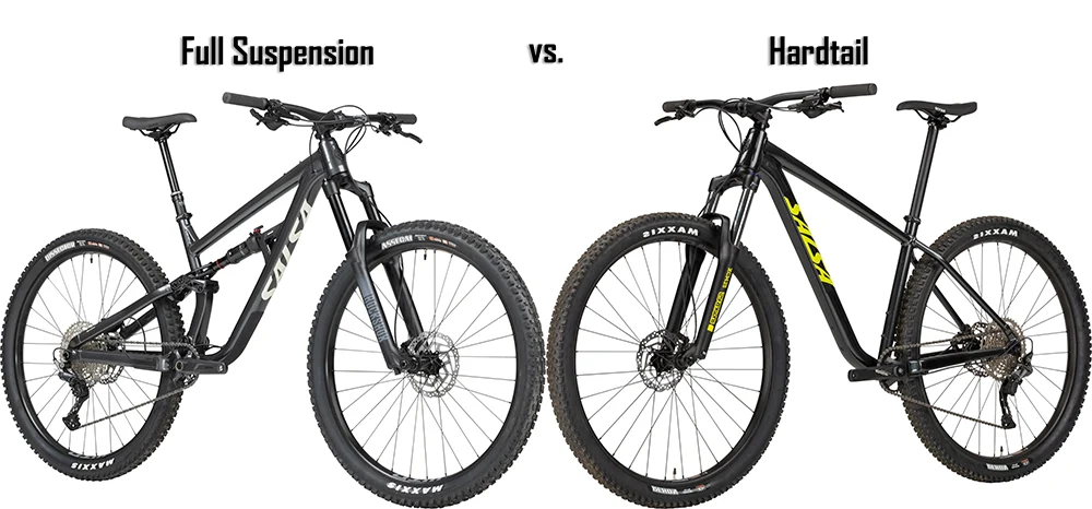 full suspension vs hardtail frames compared