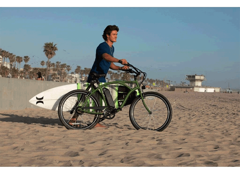 beach cruiser mens electric bike