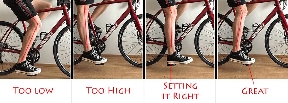 bicycle saddle height recommendation