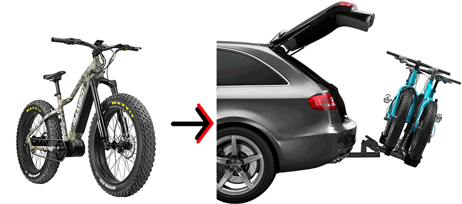 bike rack for fat tire electric bikes