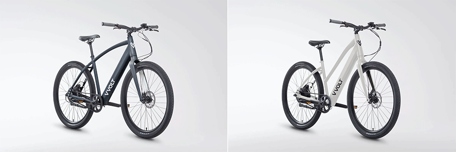 vvolt alpha & alpha step-through electric bikes