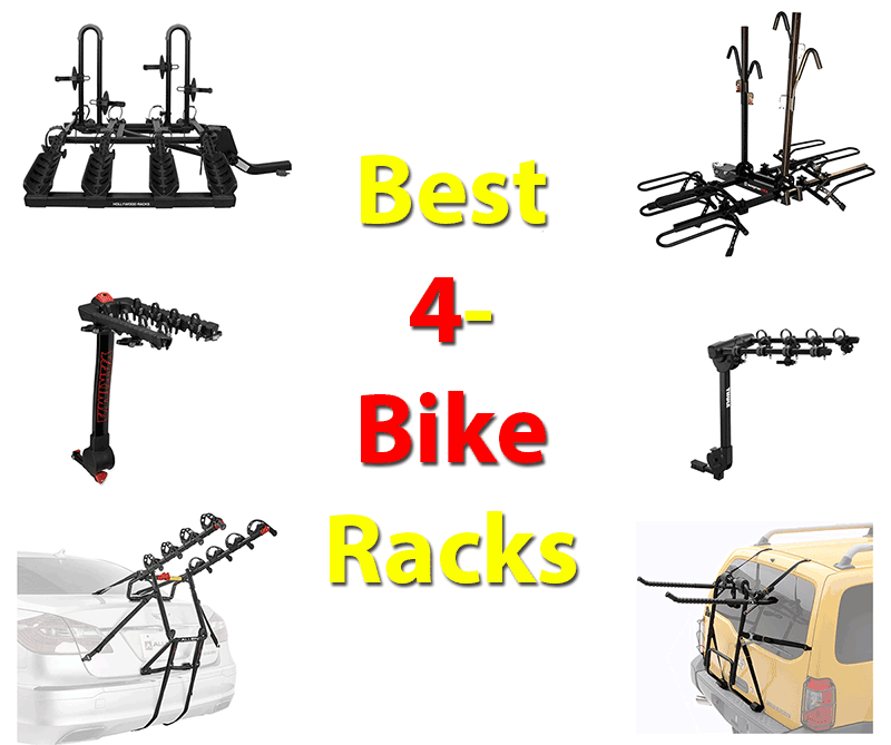 four bike racks