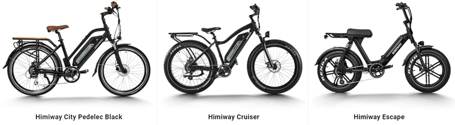himiway bikes range