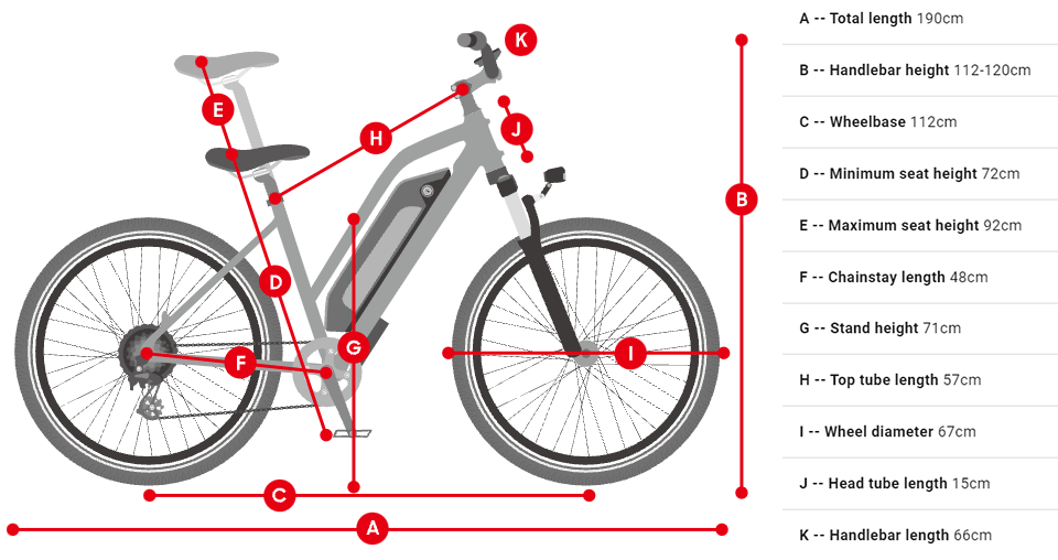 himiway bike geometry