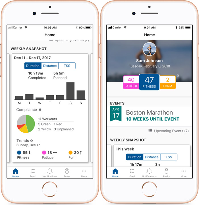 trainingpeaks app