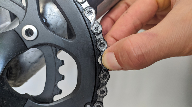 bike chain wear pull test