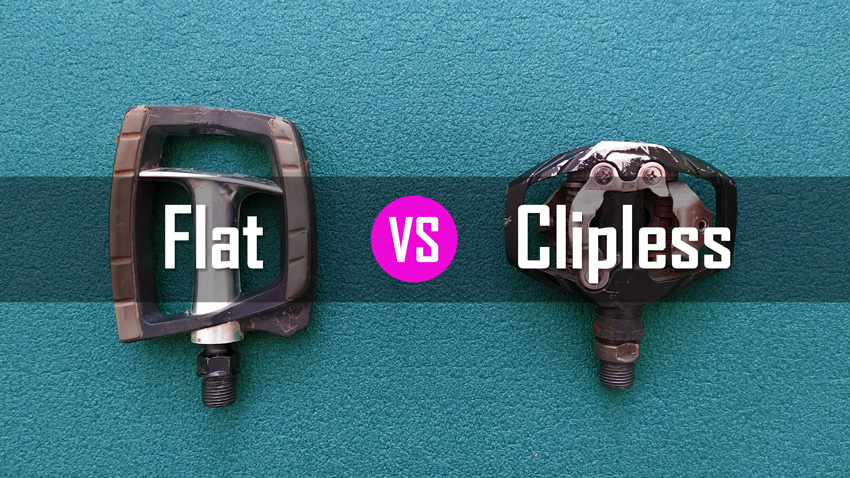 flat vs clipless pedals