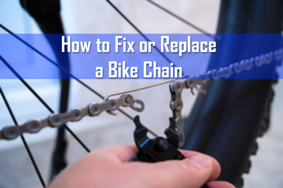how to fix a bike chain guide