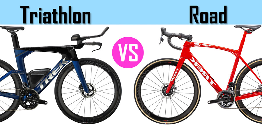 triathlon vs road bikes