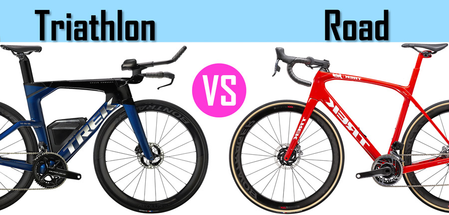 difference between road bike and triathlon