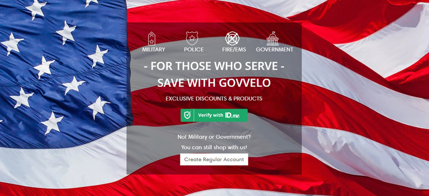 govvelo discounts for military personnel