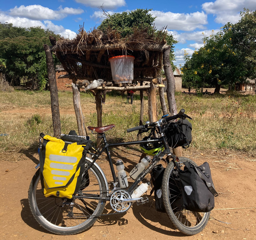Thorn Nomad touring bike in Africa