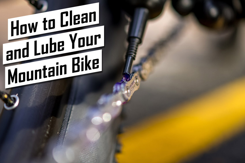 how to clean and lube mountain bike