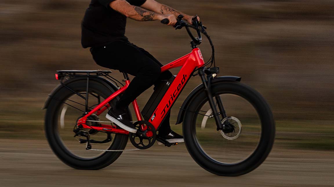 juiced bikes ripcurrent s in red color