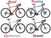 Gravel vs. Cyclocross vs. Touring Bikes — Differences Explained